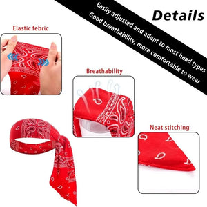 Cashew Print Sport Headbands Men Bike Cycling Running Sweatband Fitness Tennis Gym Headscarf Women Yoga Hair Band Bandage Hot