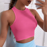 Seamless Yoga Vest Women's Quick-drying High-strength Sports Vest Top Sleeveless Yoga Clothing Women