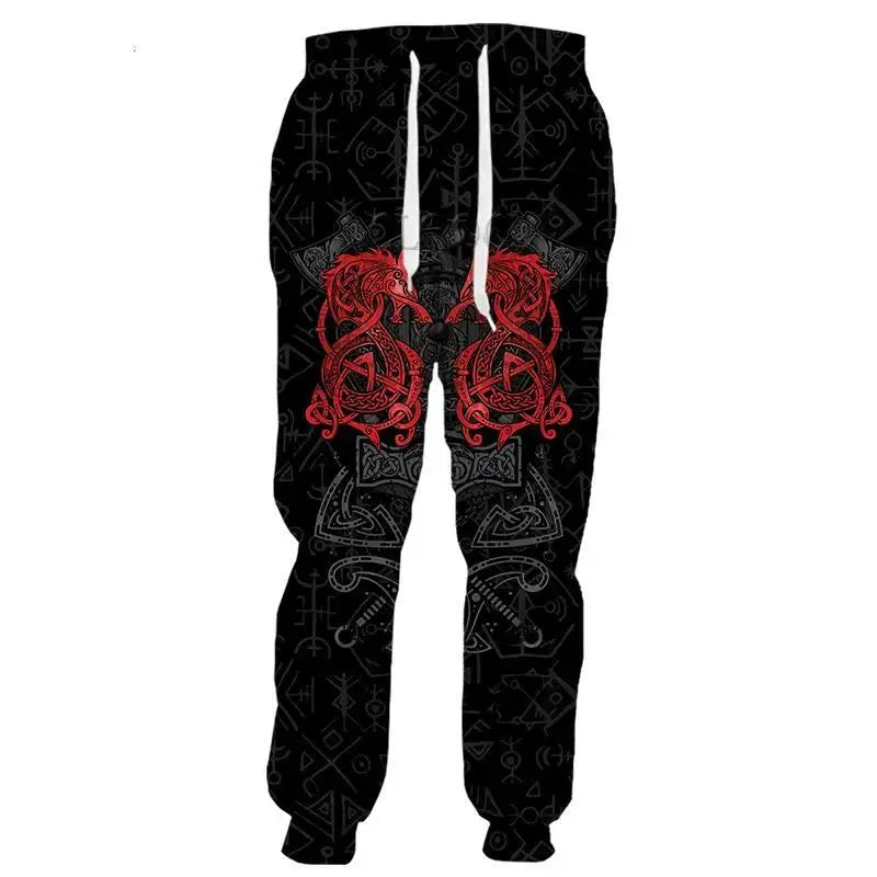 Viking 3d Print Hawaiian Social Luxury Fashion Casual Elegant Trousers Sweatpants Y2k Streetwear Harajuku Cargo Pant Shipping