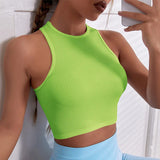 Seamless Yoga Vest Women's Quick-drying High-strength Sports Vest Top Sleeveless Yoga Clothing Women