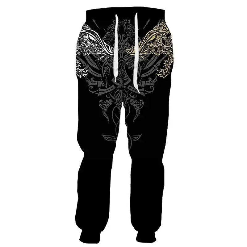 Viking 3d Print Hawaiian Social Luxury Fashion Casual Elegant Trousers Sweatpants Y2k Streetwear Harajuku Cargo Pant Shipping