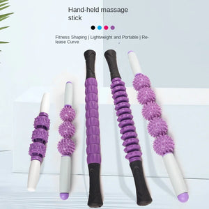 Yoga Thorn Ball Roller Fangs Massage Fitness Shaping Relax Muscles Multi-functional Fitness Yoga Massage Stick