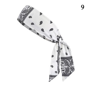 Cashew Print Sport Headbands Men Bike Cycling Running Sweatband Fitness Tennis Gym Headscarf Women Yoga Hair Band Bandage Hot